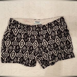 Black & white shorts